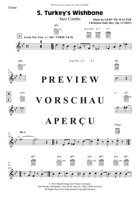 Produktgalerie: Seite 10 von 21 Turkey´s Wishbone , , (Combo Band + Alt Saxophon, Trompete in B)