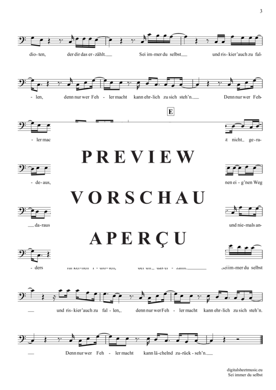 Product gallery: Page 4 of 4 Sei Immer Du Selbst , Zelter, Jonathan, (Posaune / Bariton)