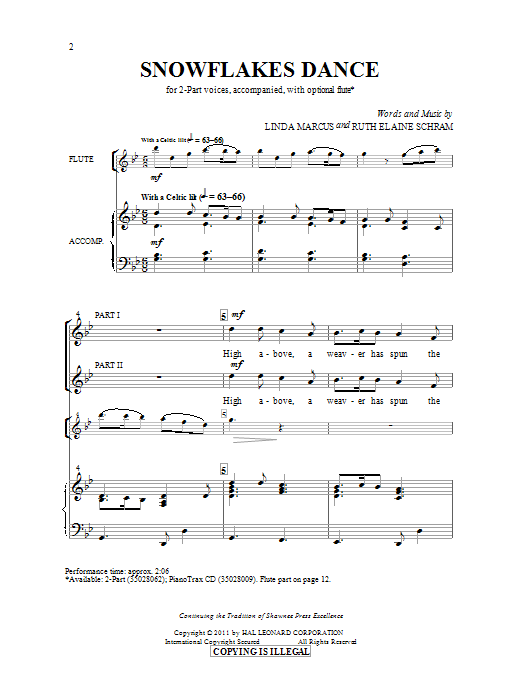 Product gallery: Page 1 of 1 Snowflakes Dance, Ruth Elaine Schram
