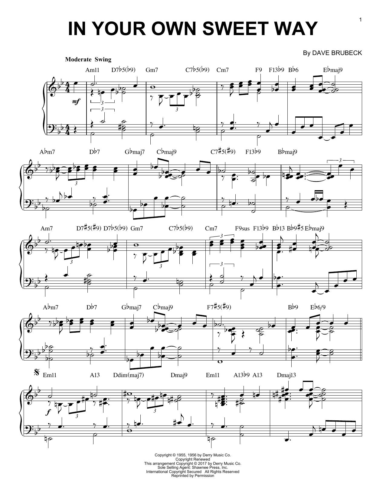 Product gallery: Page 1 of 1 In Your Own Sweet Way, Dave Brubeck