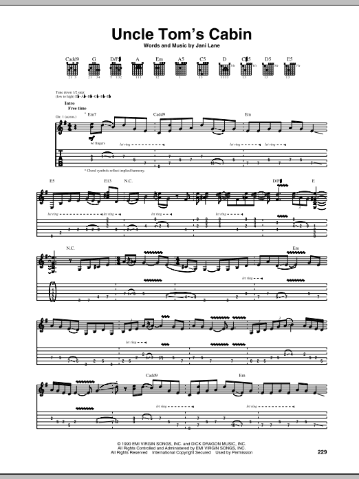 Produktgalerie: Seite 1 von 1 Uncle Tom's Cabin, Warrant, Gitarre