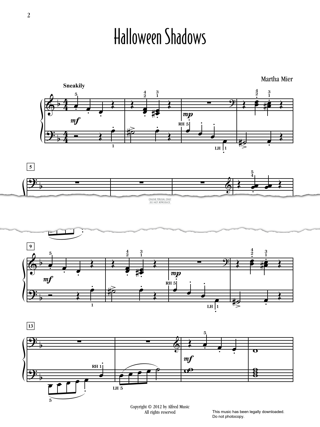 Produktgalerie: Seite 1 von 1 Halloween Shadows, Martha Mier, Klavier