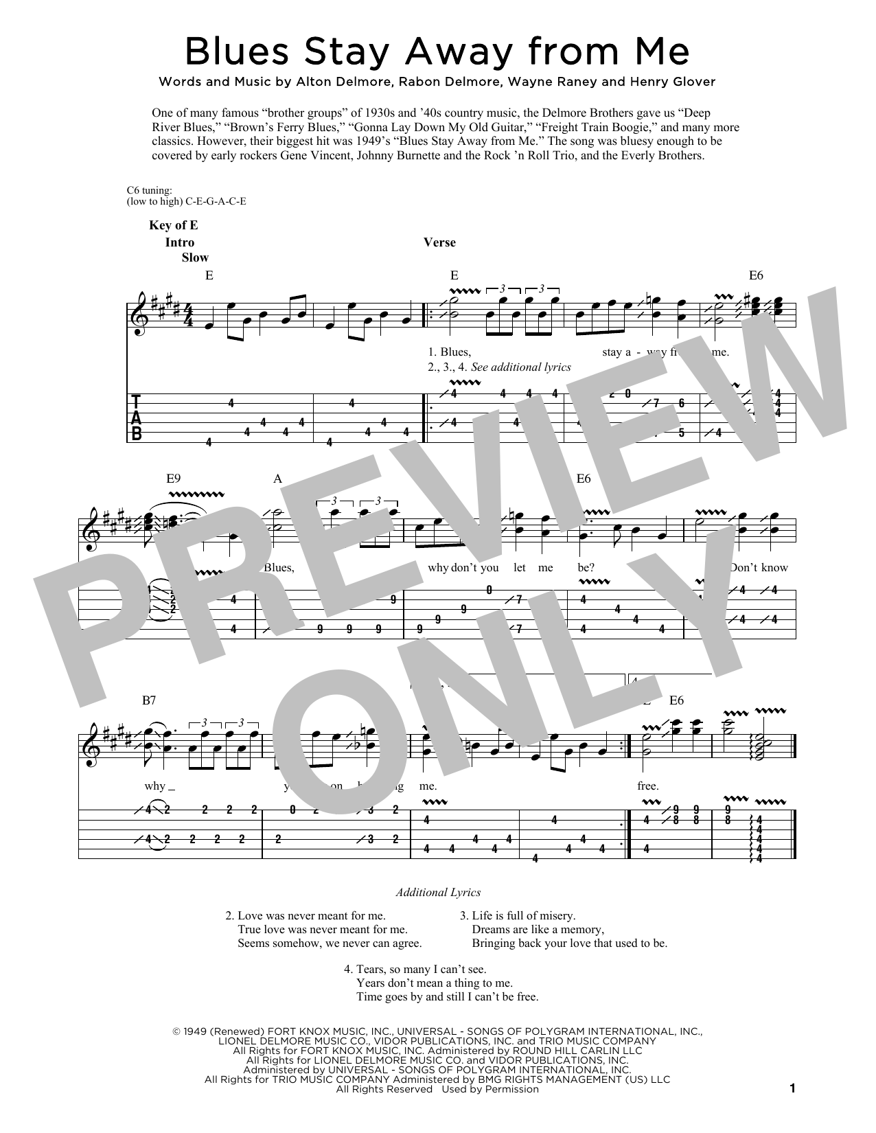 Produktbild zu: Blues Stay Away From Me