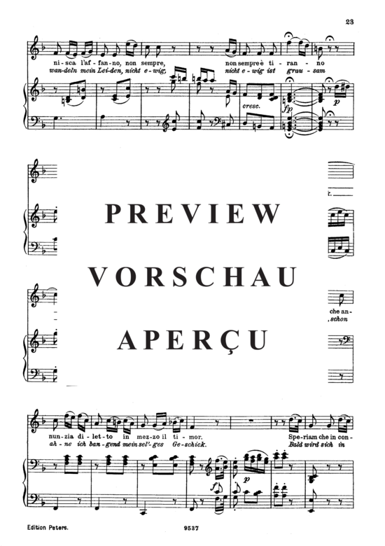 Product gallery: Page 3 of 4 Un moto di gioja (Schon klopfet mein liebender Busen K.579), , Medium Voice and Piano