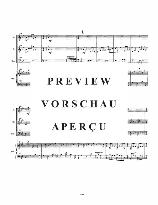 Product gallery: Page 15 of 21 Fantasy Quartet , , (flute, clarinet, bassoon and marimba)