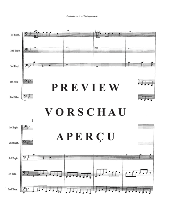 Product gallery: Page 15 of 21 Impresario Overture, The , , (Tuba Quintet EEETT)
