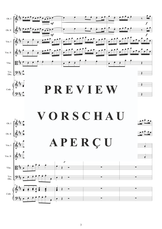 Product gallery: Page 4 of 11 Concerto No.12 in D major Op.9, , 2 Solo Oboes, String Ensemble, and Harpsichord (Bc)