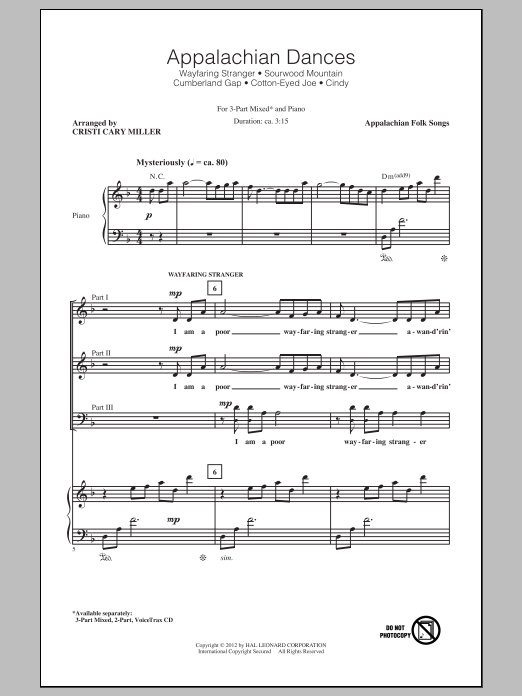 Product picture to: Appalachian Dances (Medley)