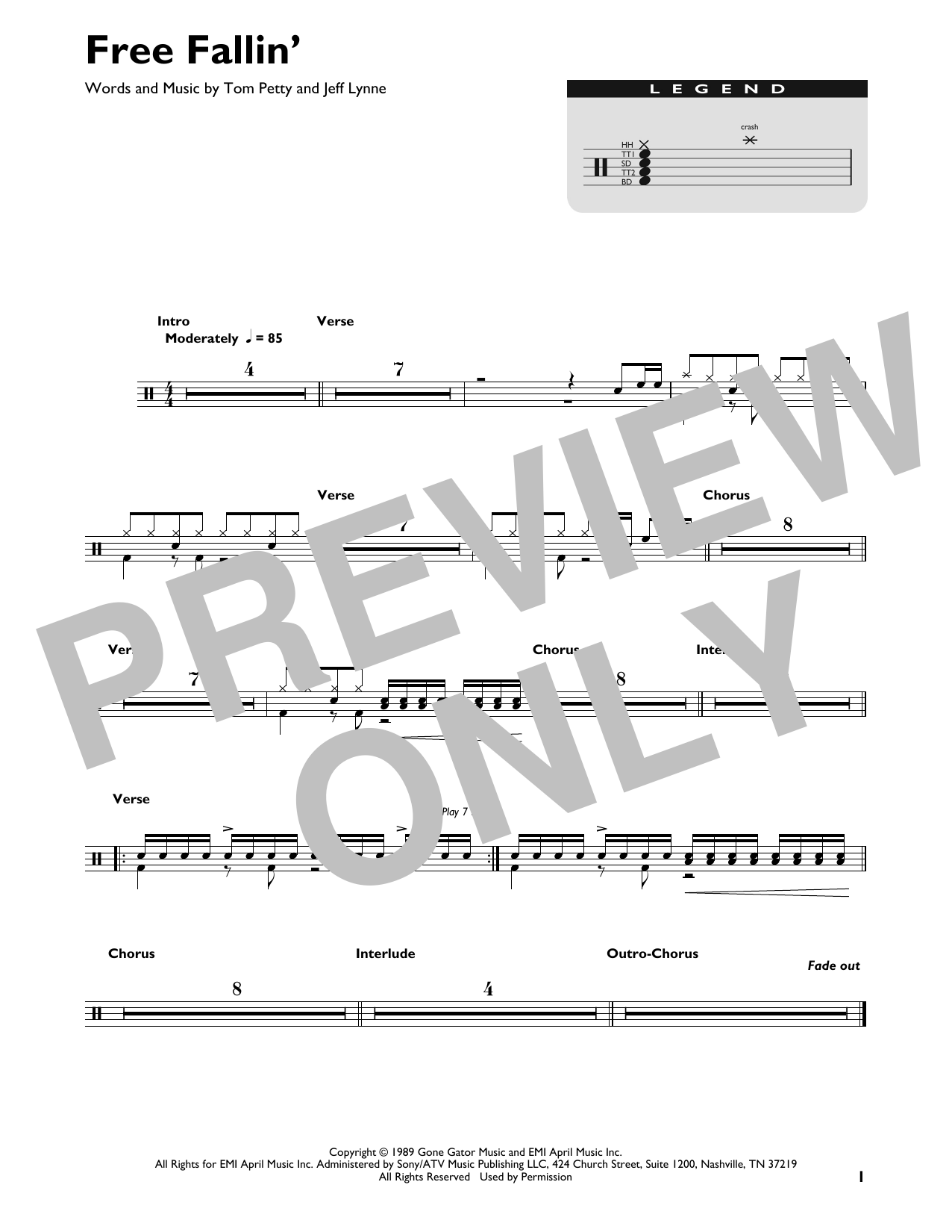 Product gallery: Page 1 of 1 Free Fallin', Tom Petty