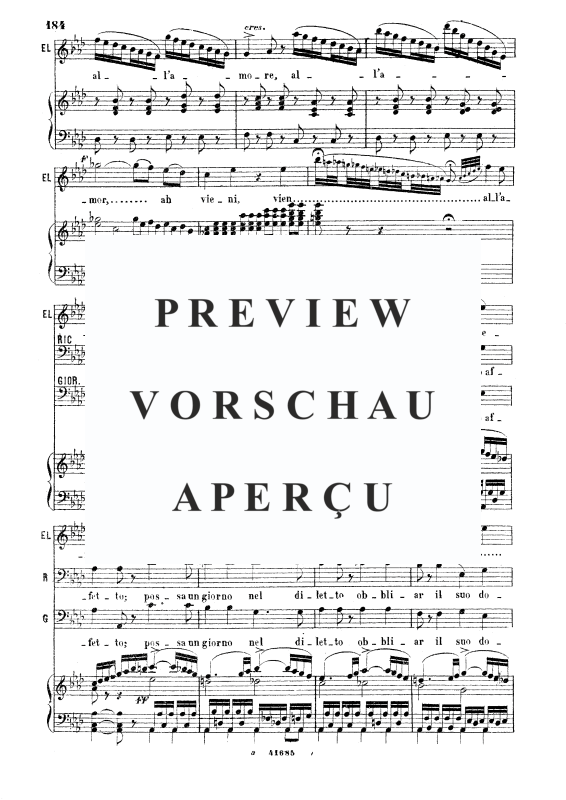 Produktgalerie: Seite 4 von 10 Vien diletto e in ciel, , Gesang und Klavier