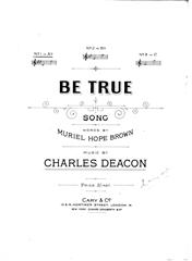 Produktbild zu: Be True