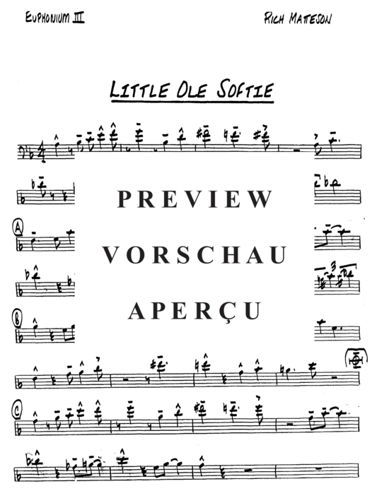 Produktgalerie: Seite 8 von 21 Little Ole Softie , , (Tuba Ensemble EEETTT + Band)