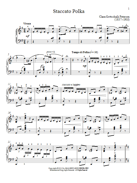Produktbild zu: Staccato Polka
