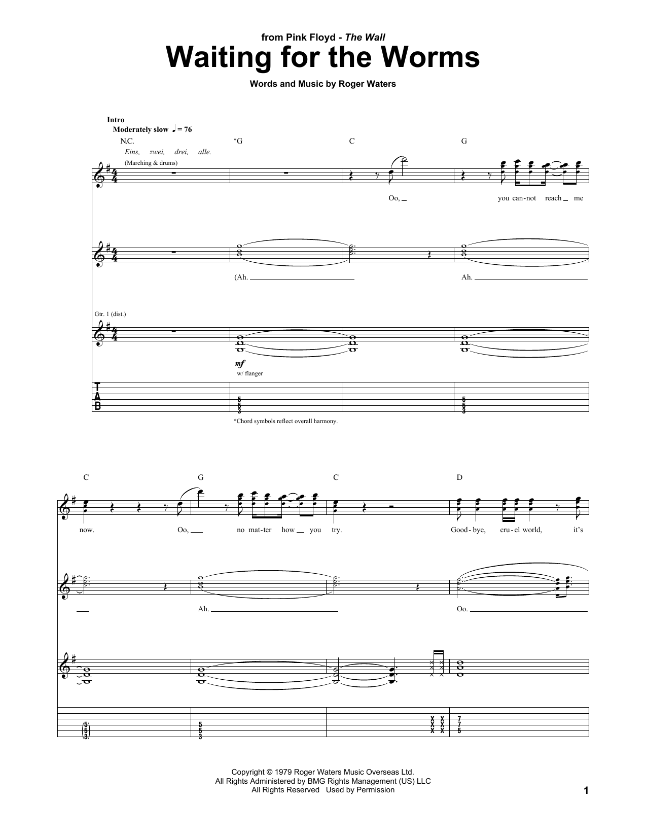 Product gallery: Page 1 of 1 Waiting For The Worms, Pink Floyd