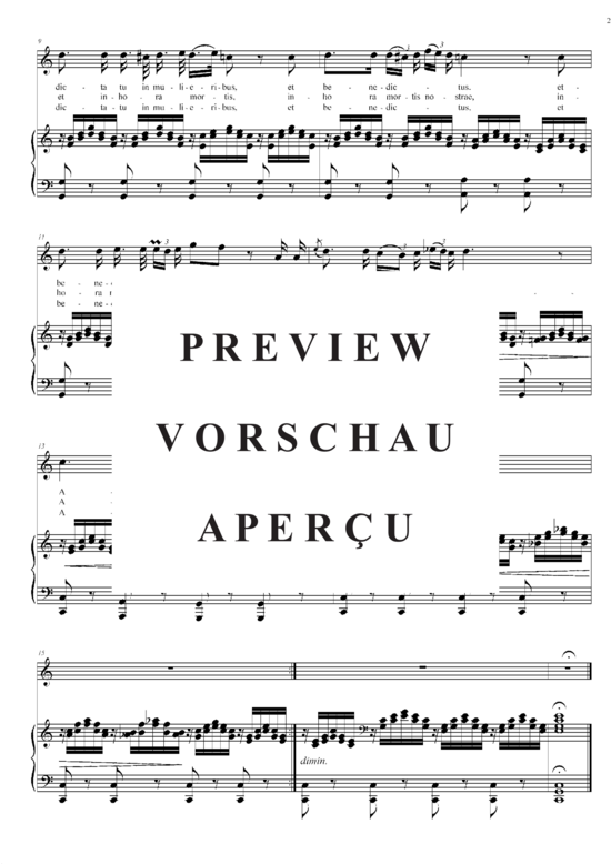 Product gallery: Page 3 of 3 Ave Maria D.839, , High Voice and Piano