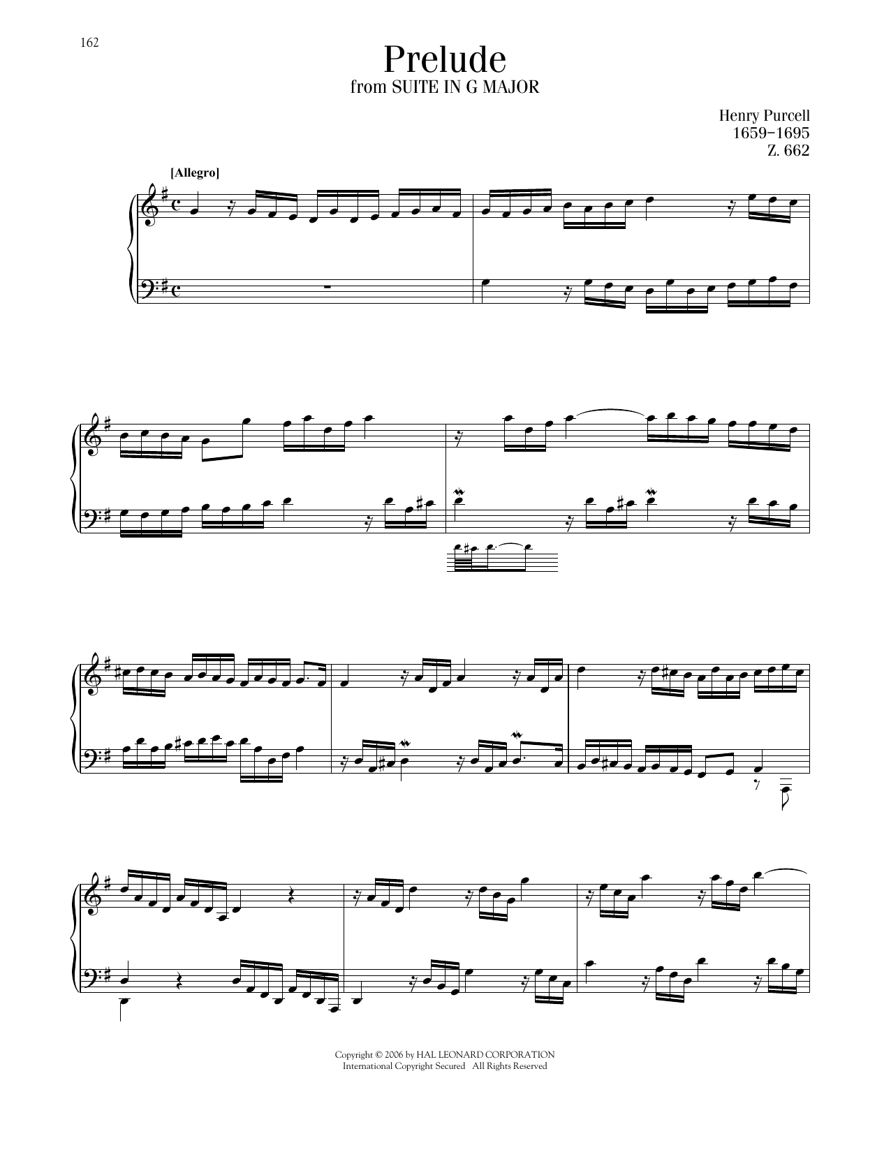 Produktbild zu: Prelude, Suite No. 1 In G Major