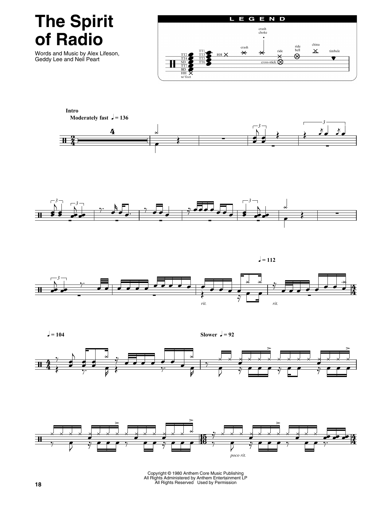 Product gallery: Page 1 of 1 The Spirit Of Radio, Rush