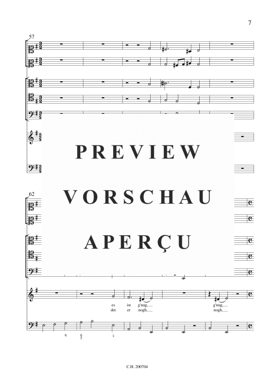 gallery: Es ist gnug, Herr, , (Gemischtes Ensemble Sopran, Streicher und BC)