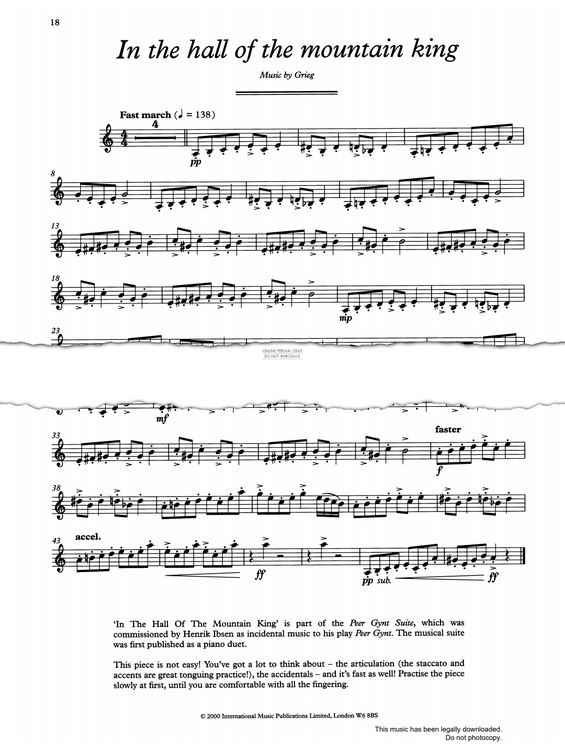 Product gallery: Page 1 of 1 In The Hall Of The Mountain King, Edvard Grieg