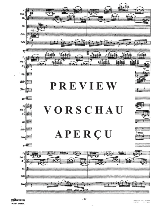 Produktgalerie: Seite 12 von 21 Quintet , , (Quintett für Streicherquartett + Tuba Solo)