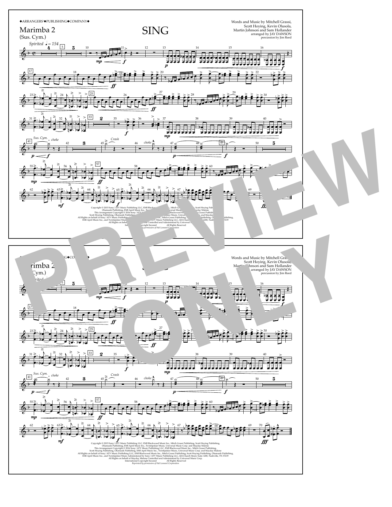 Product picture to: Sing - Marimba 2