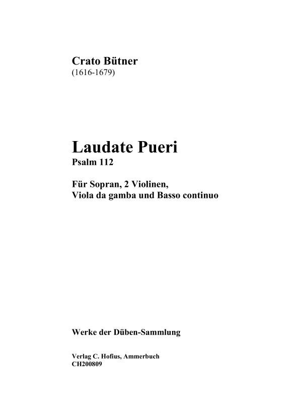 Produktbild zu: Laudate Pueri 