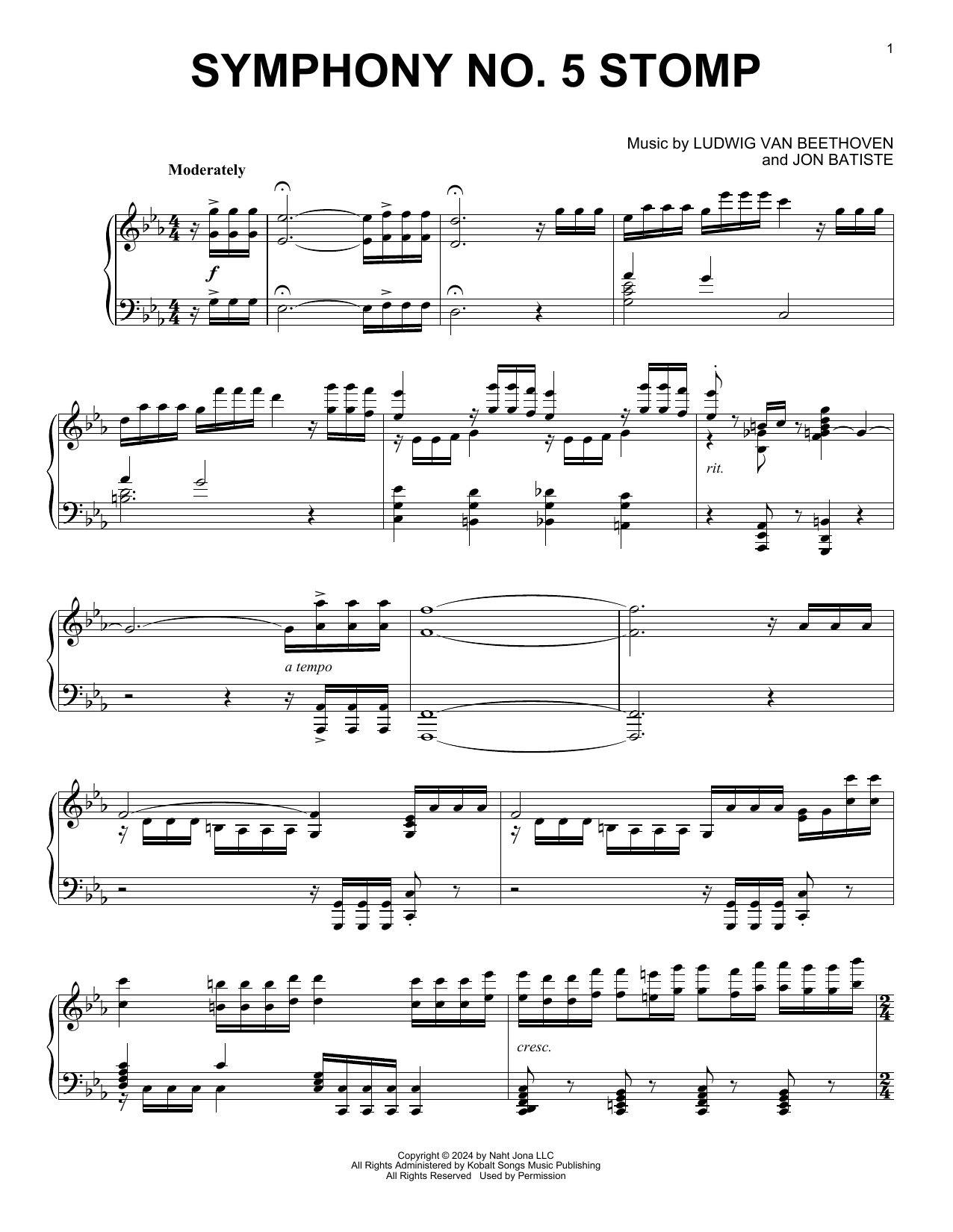 Product picture to: Symphony No. 5 Stomp