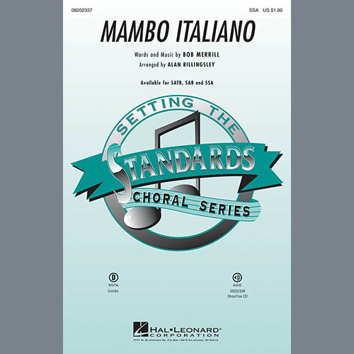 Product picture to: Mambo Italiano (arr. Alan Billingsley)