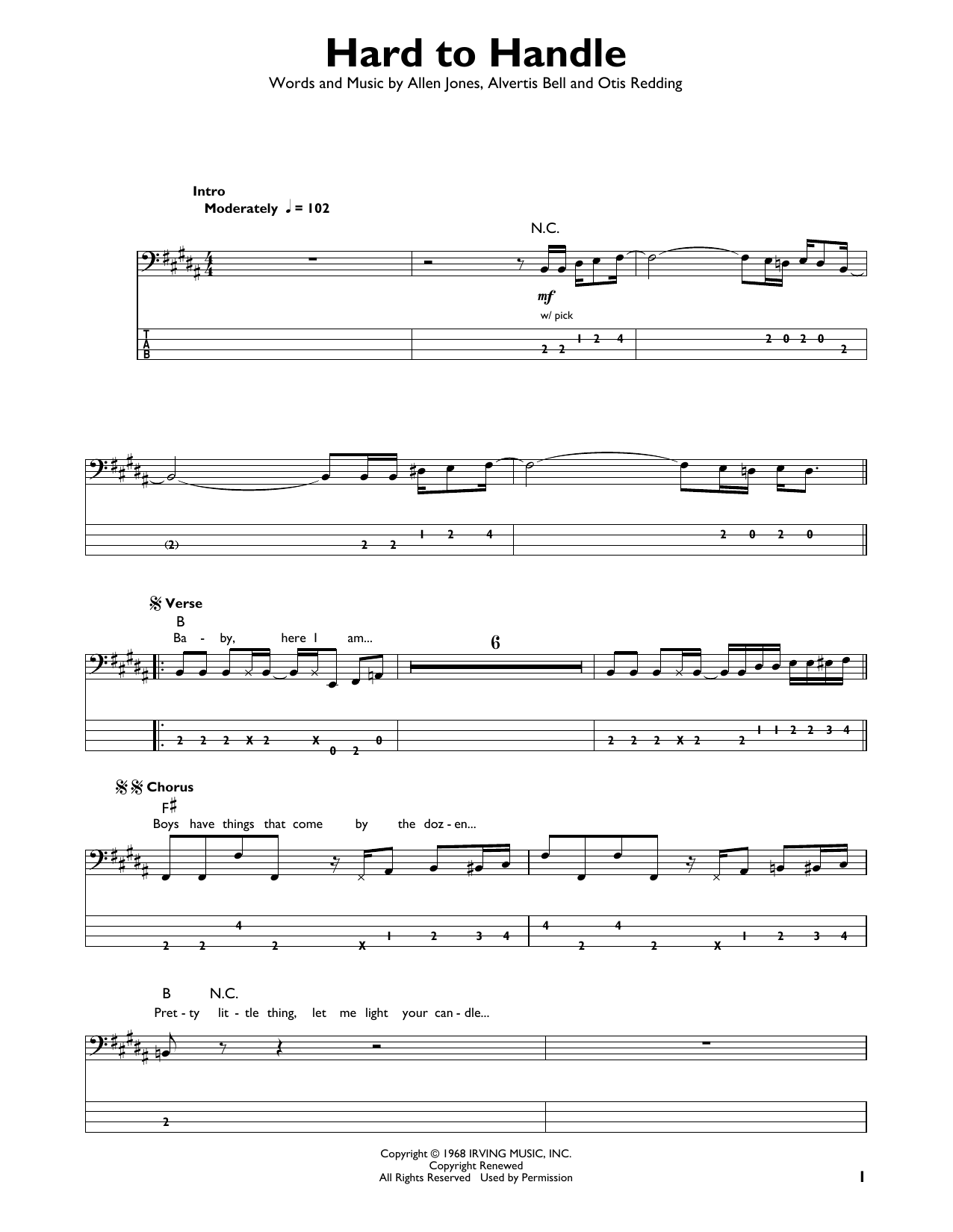 Produktgalerie: Seite 1 von 1 Hard To Handle, The Black Crowes, E-Bass, Gitarre