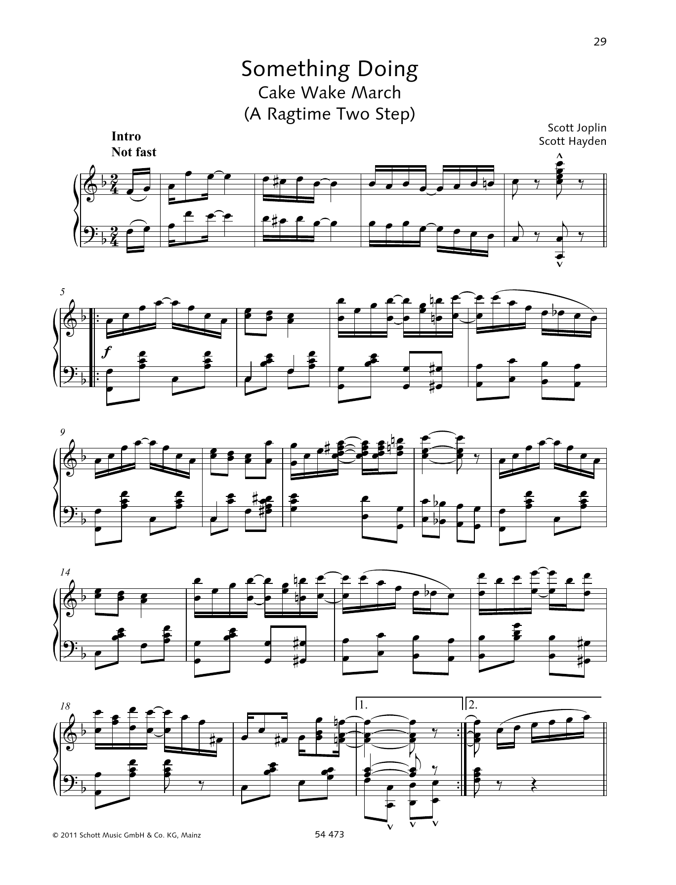 Product gallery: Page 1 of 1 Something Doing, Scott Joplin