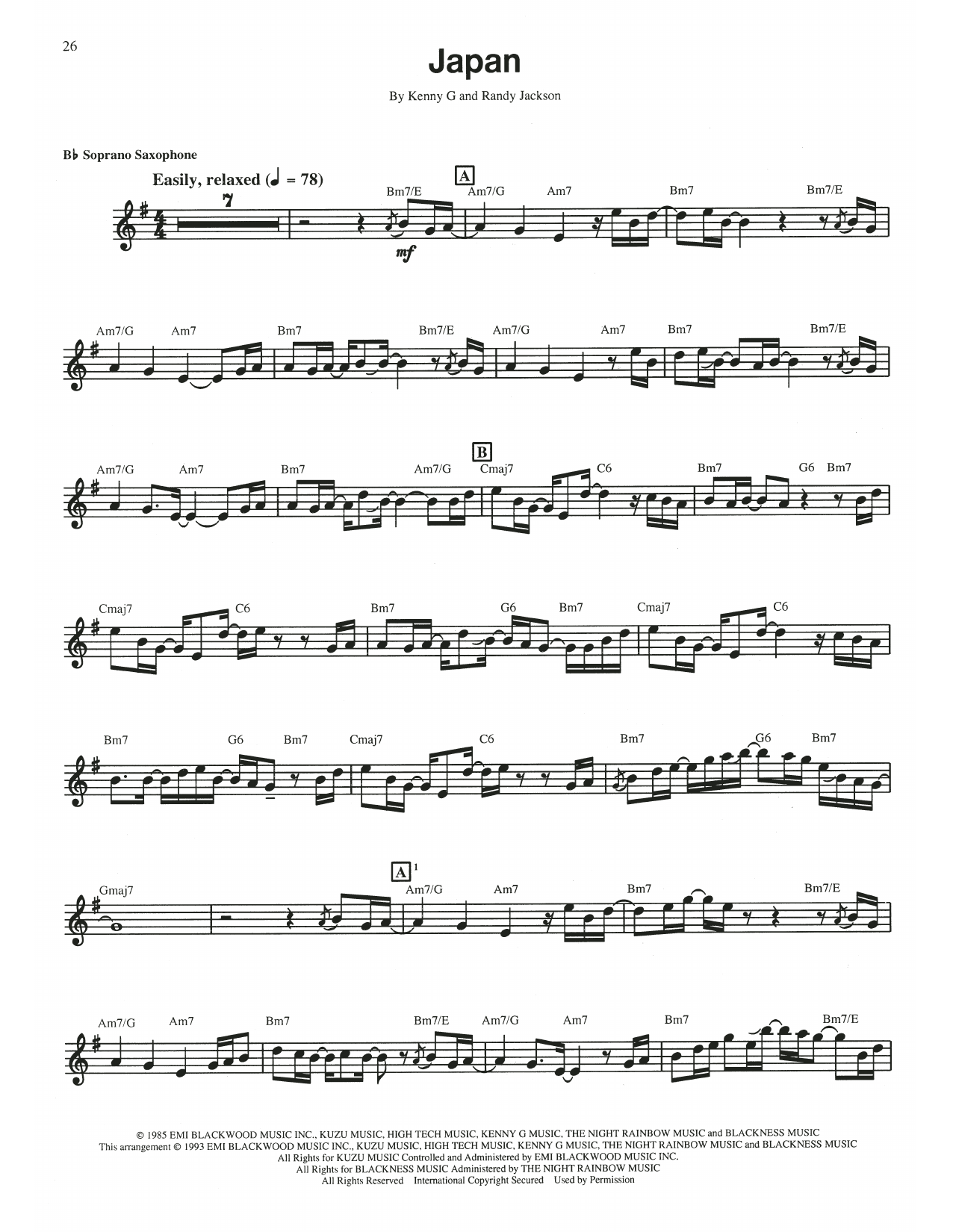 Product gallery: Page 1 of 1 Japan, Kenny G