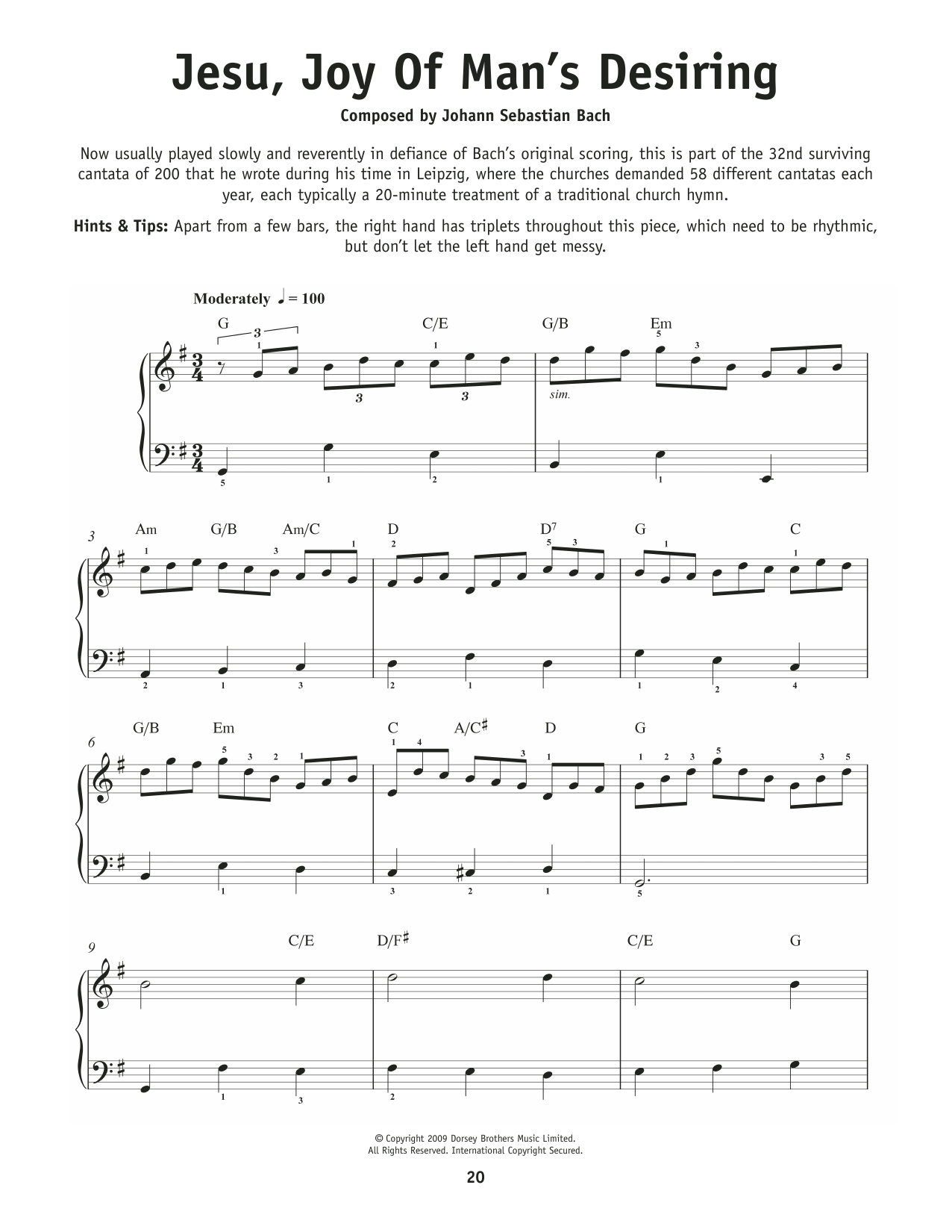 Produktbild zu:  Jesu, Joy Of Man's Desiring - Johann Sebastian Bach