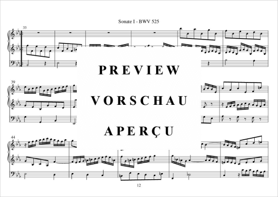 gallery: Sonata I BWV 525 , , (Orgel Solo)