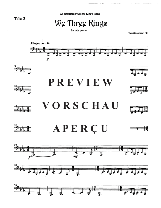 Product gallery: Page 12 of 13 We Three Kings , , (Tuba Quartett EETT)