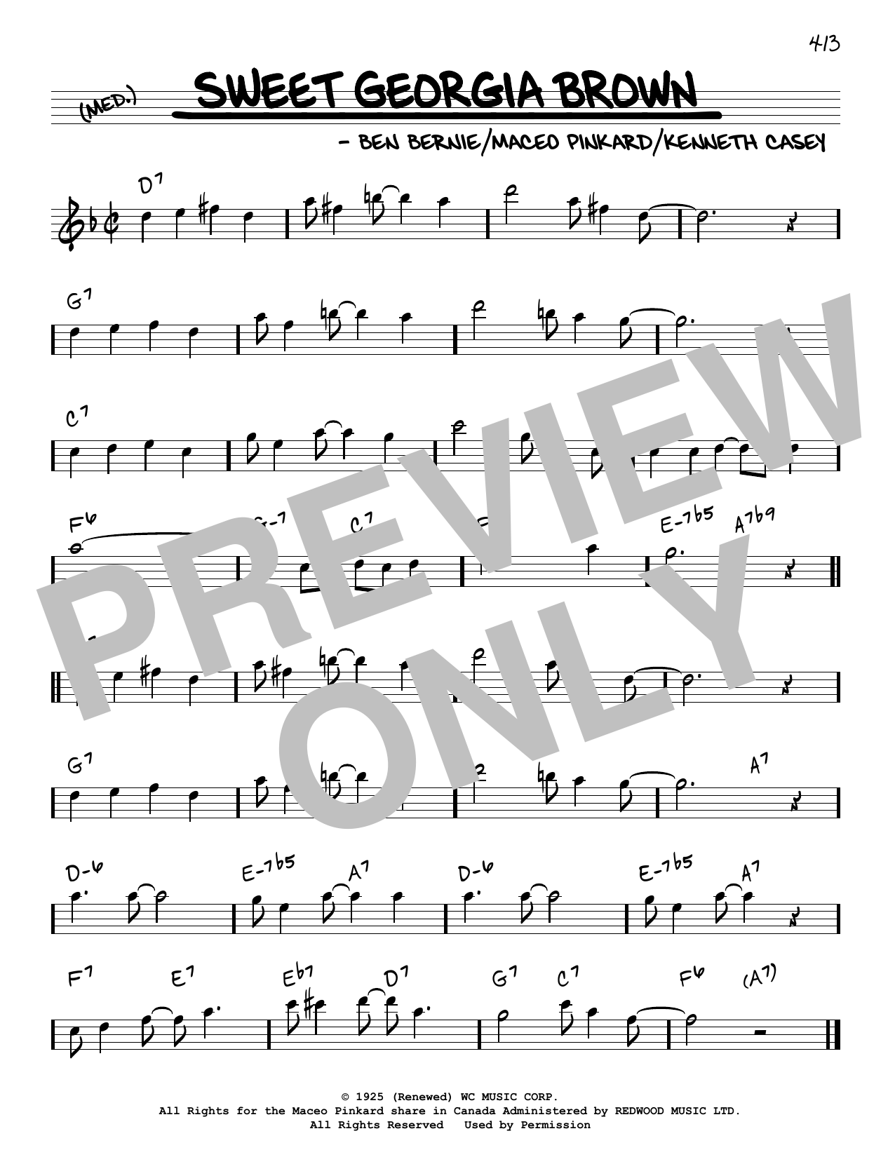 Produktbild zu: Sweet Georgia Brown