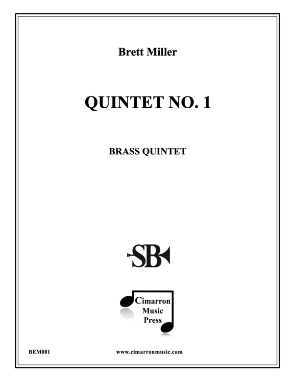 Produktbild zu: Quintet No. 1Brett Miller