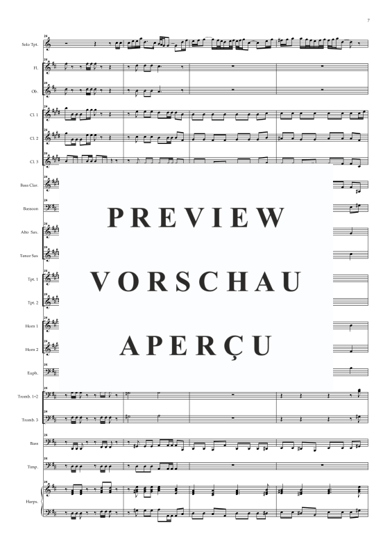 Produktgalerie: Seite 10 von 11 Trompetenkonzert D-Dur, , Concert Band und Solo Trompete in D