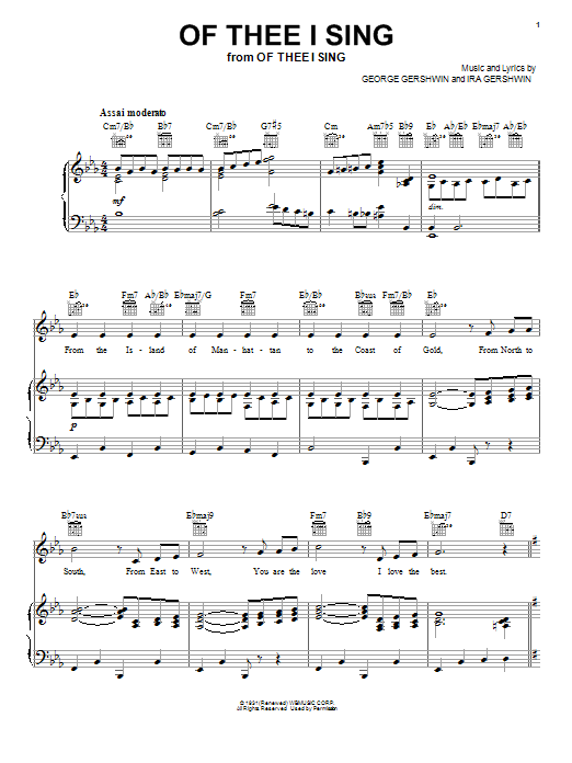 Produktbild zu: Of Thee I Sing