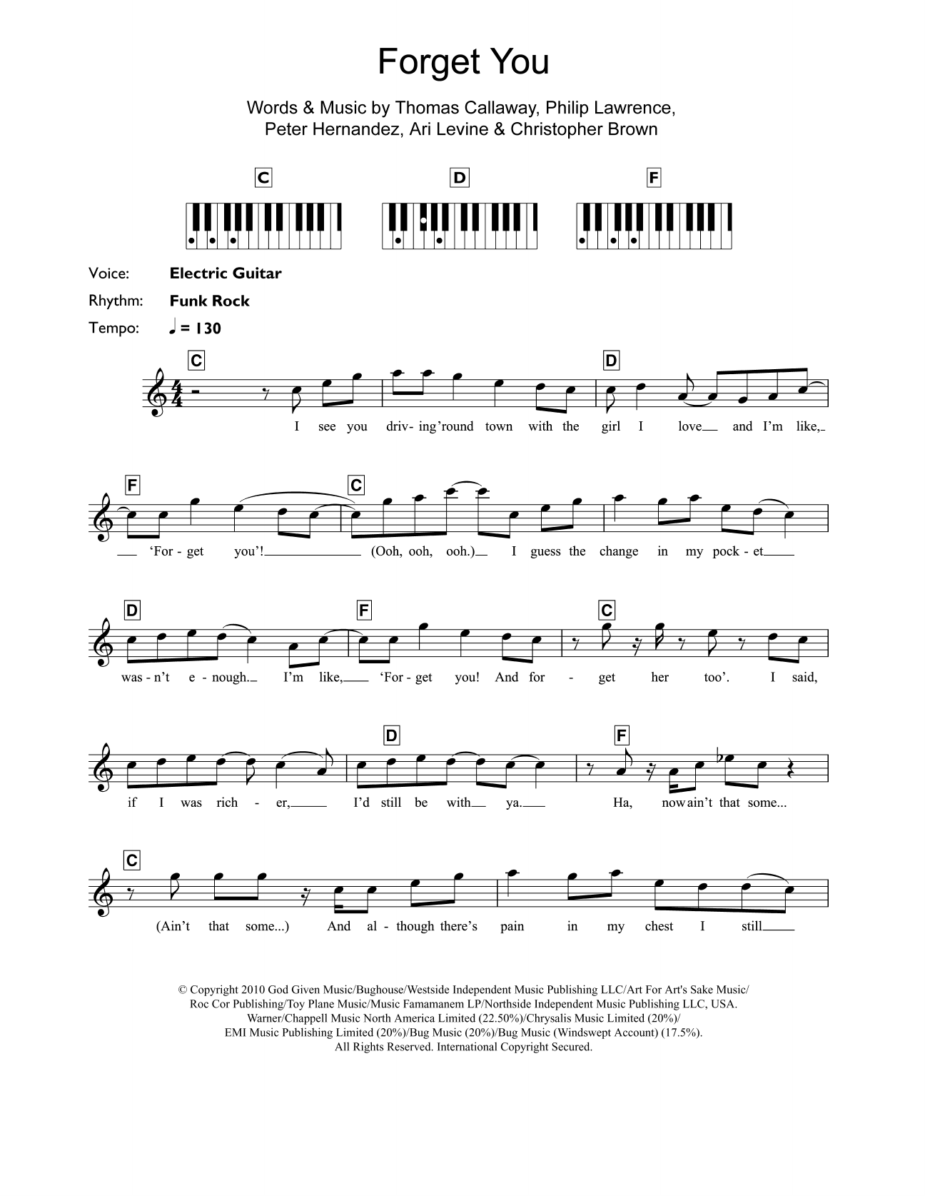 Produktbild zu: Forget You