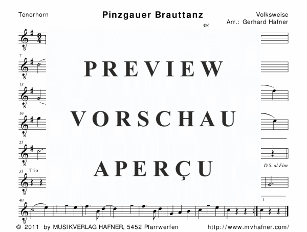 gallery: Pinzgauer Brauttanz, , (woodwind and brass)