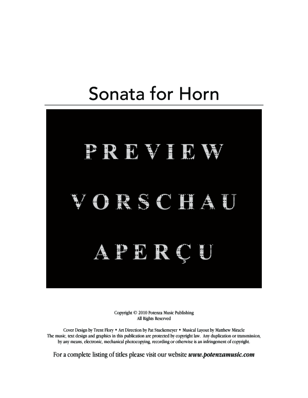 Produktgalerie: Seite 3 von 11 Sonata, , (Horn in F und Klavier)
