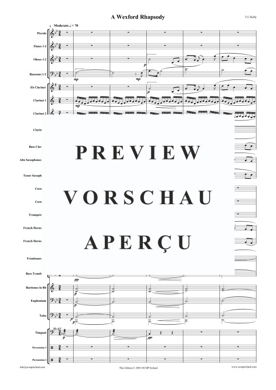 Produktgalerie: Seite 6 von 11 A Wexford Rhapsody, , Concert Band