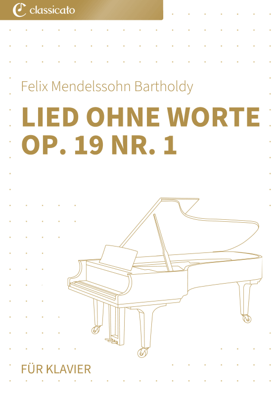 Produktbild zu: Lied ohne Worte op. 19 Nr. 1Felix Mendelssohn Bartholdy