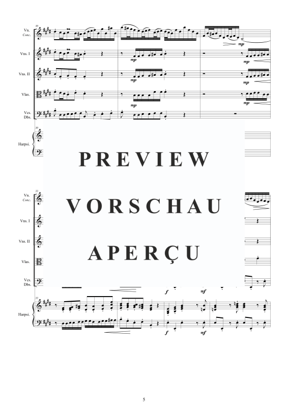 Product gallery: Page 6 of 11 Violin Concerto in E major BWV 1042, , Mixed Ensemble: Violin, Strings and Harpsichord Bc