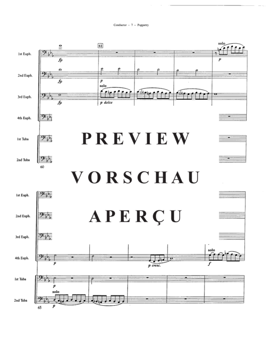 Produktgalerie: Seite 10 von 21 Puppetry , , (Tuba Ensemble EEEETT)