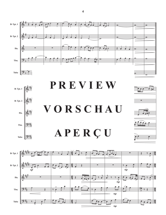 Produktgalerie: Seite 6 von 17 I Am the Bread of Life , , (Blechbläser Quintett)