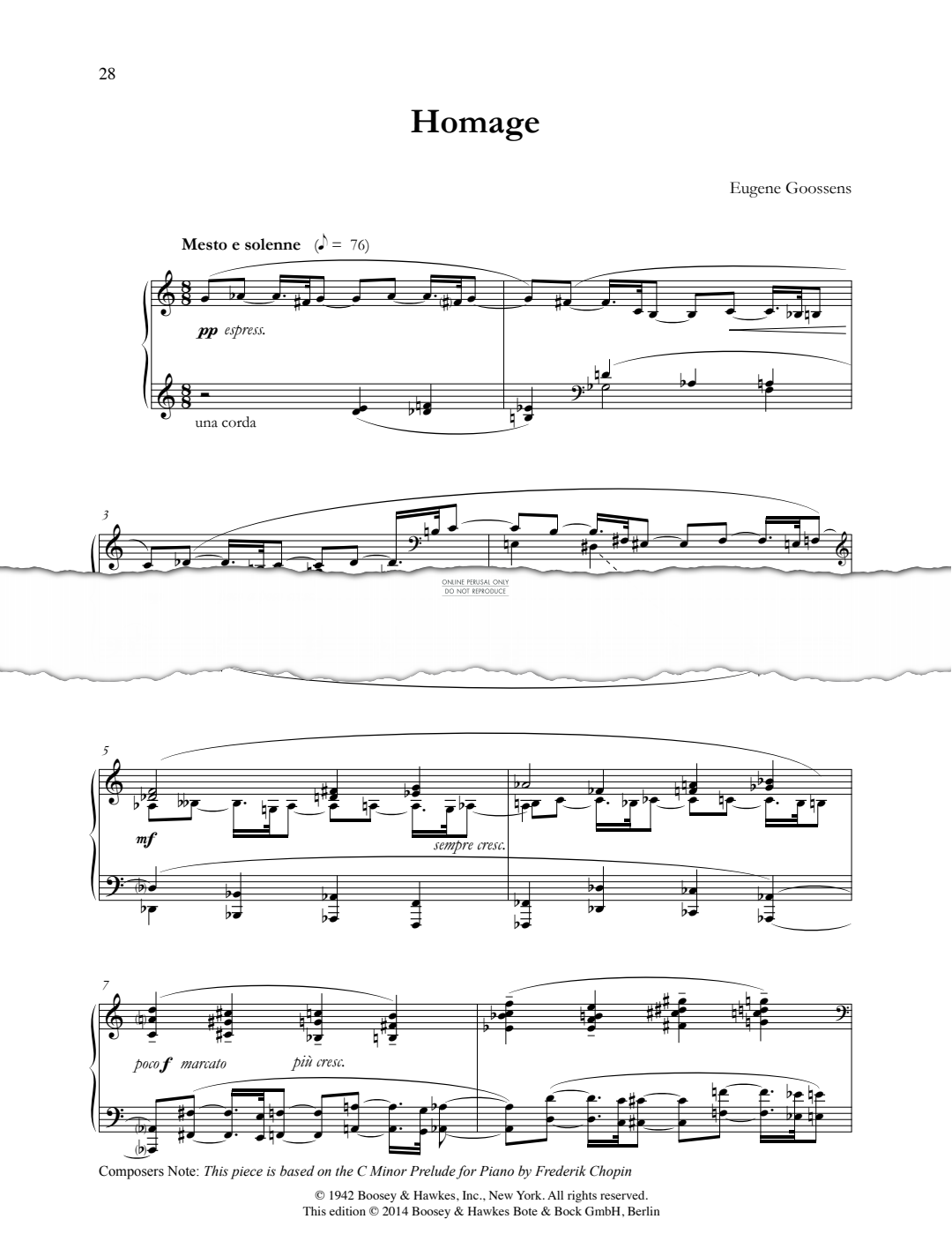 Produktgalerie: Seite 1 von 1 Homage, Eugene Goossens, Klavier