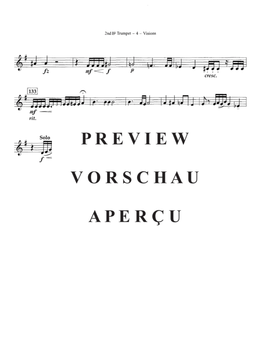 Produktgalerie: Seite 18 von 21 Visions , , (Blechbläserquartett 2x Trompete, Euphonium + Tuba)