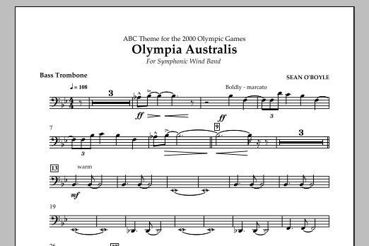 Produktgalerie: Seite 1 von 1 Olympia Australis (Symphonic Wind Band) - Bass Trombone, , Ensemble