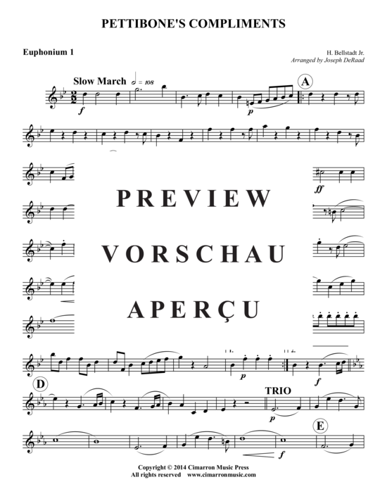 Product gallery: Page 8 of 17 Marsch Pettibone's Compliments , , (2x Baritone, 2x Tuba)